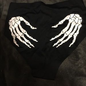 Urban Outfitters High Waisted Skull Panties